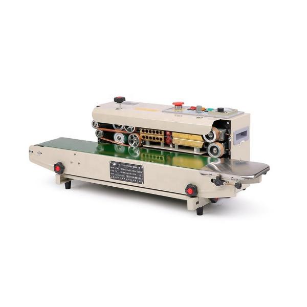 220 V/Hz DUOQI FR-770 Folha de alumínio pintada Sacos de plástico Bolsa Máquina de vedação contínua para painel digital