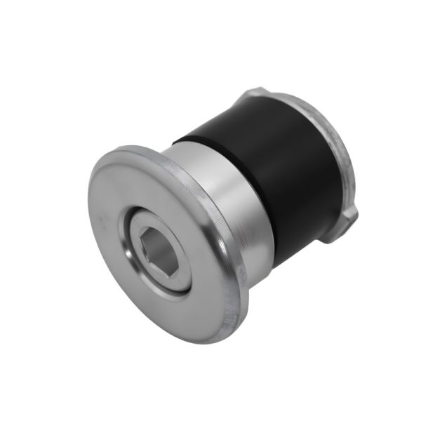 DYE43-09 OD43mm Accesorio para tubo delgado Tapa de extremo de tubo delgado Aluminio Tubo redondo Tapón metálico