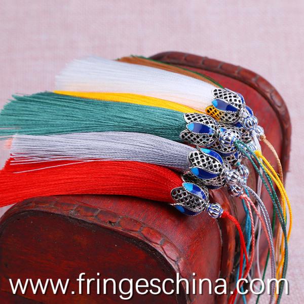 Colorful classical wholesale chinese tassels trimming fringe for bookmark