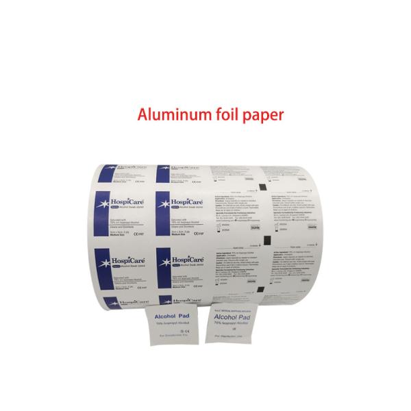 Papel de folha de alumínio de pasta de madeira personalizado para impressão de gesso antipirético