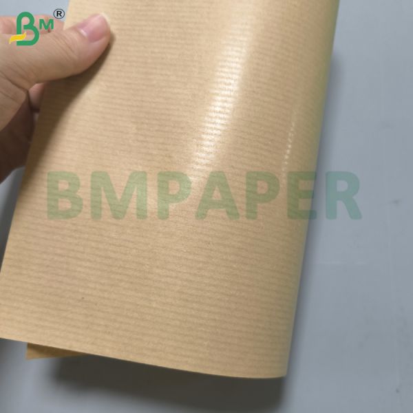 Brown Unbleached MG Ribbed Kraft Paper 40 - 100gsm For Sacks & Bags