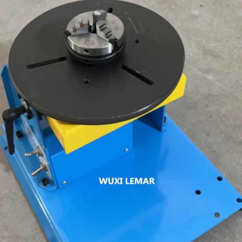 BY-10 10kg Welding Positioner with 3-Jaw Chuck Foot Pedal Control