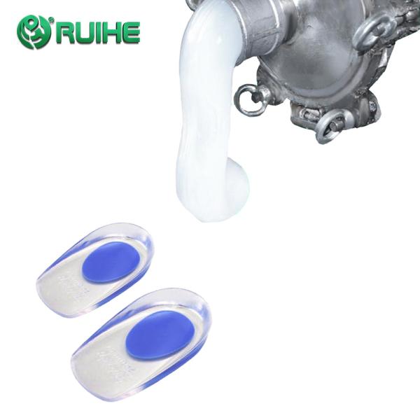 Делающ Insoles ботинка жидкостную силиконовую резину платины мягкий удобный силикон