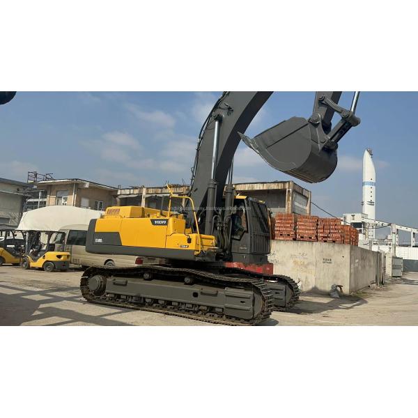 48 Tons Volvo EC480D Excavator in Sweden with VOLVO D13-T4 A Engine and Track Shoes