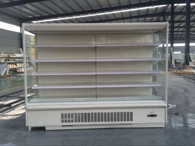 Mulitdeck refrigerou o armário para o supermercado com compressor de Embraco