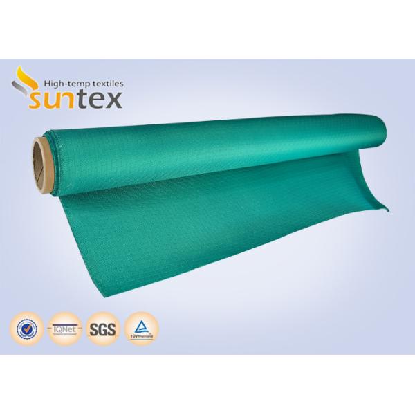 Высокотемпературным покрытое силиконом доказательство огня ткани ткани занавеса огня ткани стеклоткани