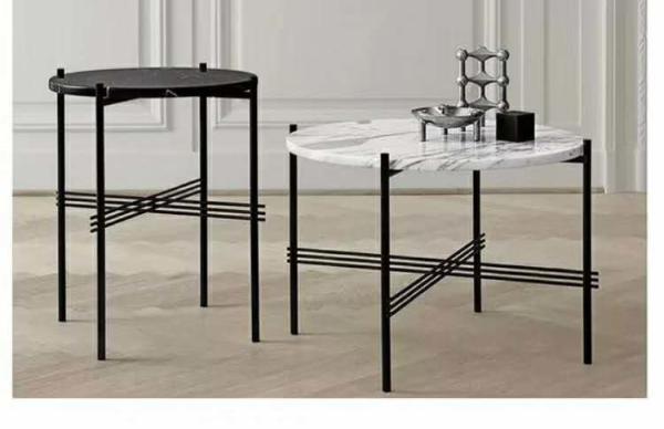 White Marble Stone Countertops Modern Center Coffee Table Tops For Living Room