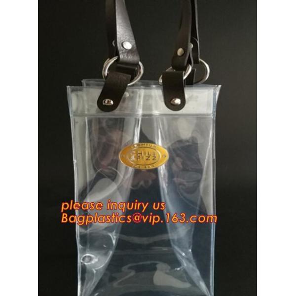 promotional Wine tote Bag,wine tote Bag,promotional bag, personalized wine gift bags with handles, plastic wine bottle b