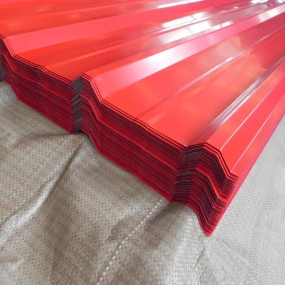 0-20% de teor de alumínio folha de telhado de aço galvanizado pré-pintada para painel de casa
