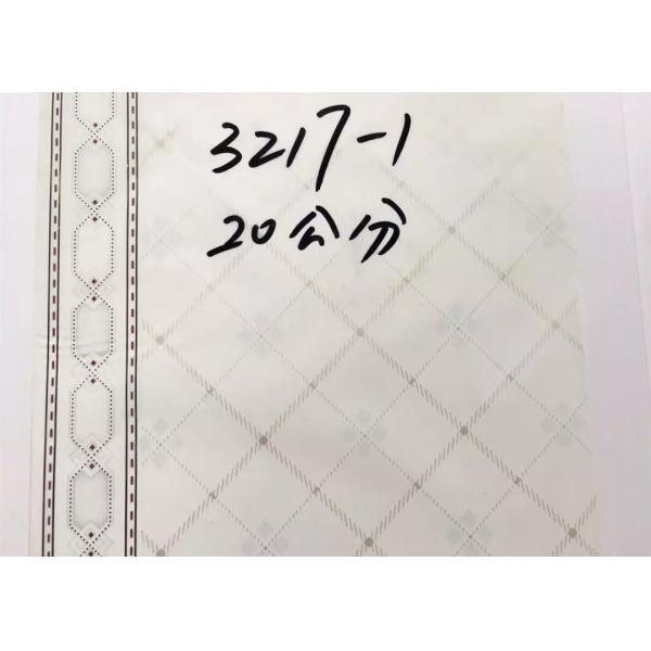 Customized Plastic Bathroom Tile Sheets PVC Sheeting For Showers
