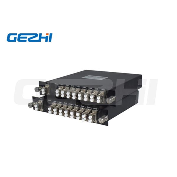 8CH DWDM Mux Demux Module CH41-CH48 Dual Fiber LGX With Metal Connectors