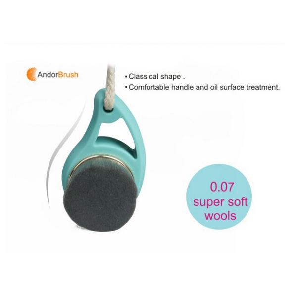 Facial Cosmetic Contour Makeup Brush Carbon Fiber Hair Face Washing Brush
