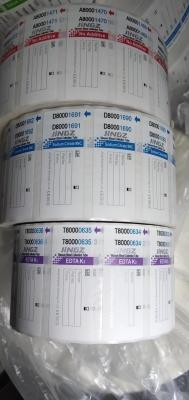 Packaging In Rolls Medical Label According To Tube Color For Simplified Identification