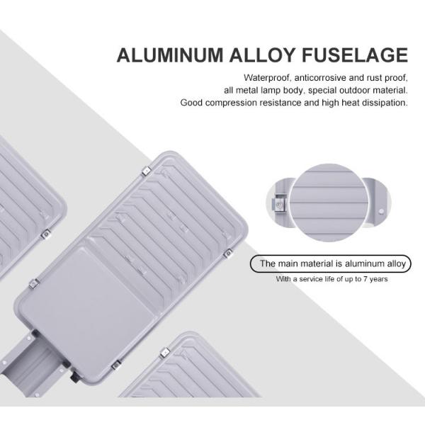 All In One Integrated Solar Panel Road Street Light 368 160lm / W 6500K