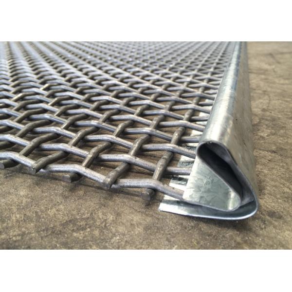 Square Opening Vibrating Wire Mesh Screen Steel Woven Aggregate Processing