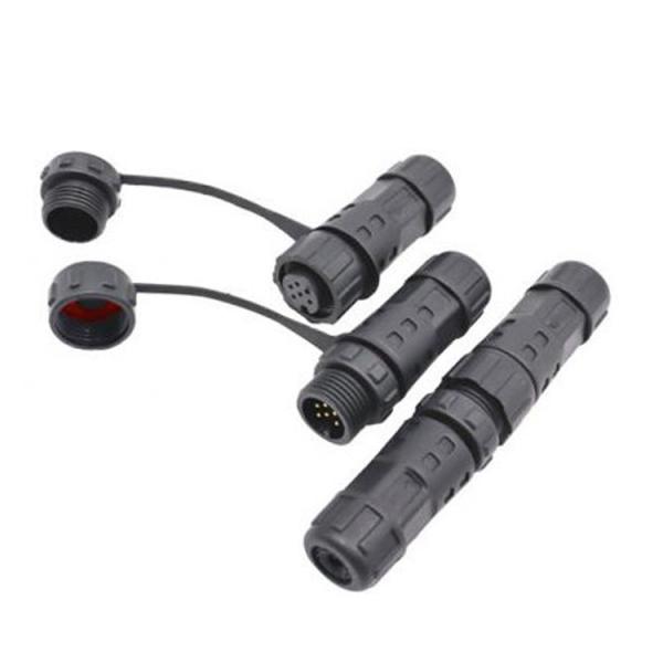 Conector circular de 8 pinos à prova d'água de qualidade industrial de fábrica M12 Conector de exibição Lvds de cabo moldado feminino