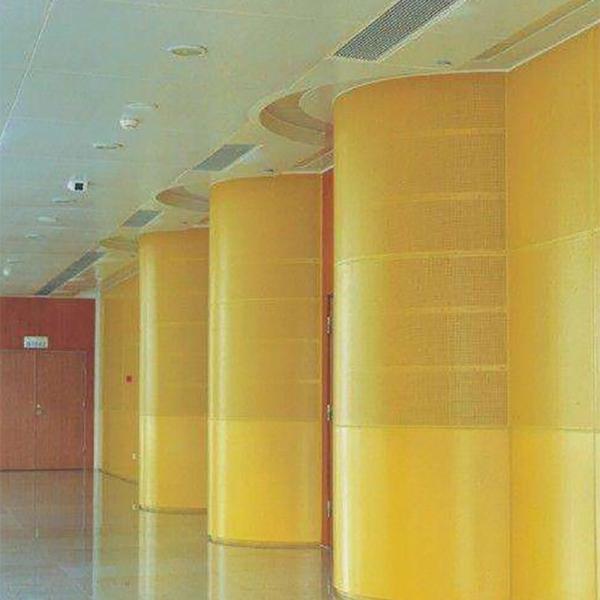 Semicircle Column Exterior Cladding Panels Aluminum Perforation