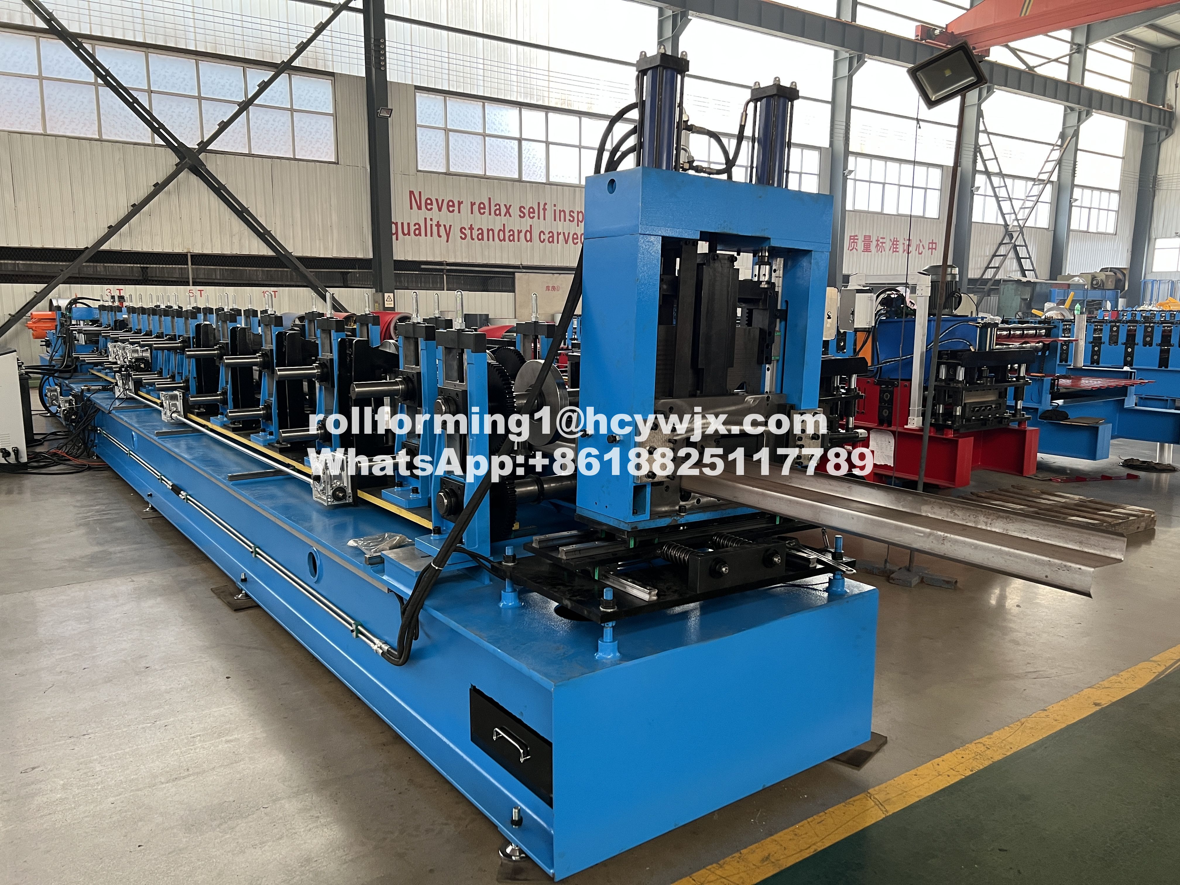 CZU M4Z/M4C Purlins Roll Forming Machine Смена размера профиля одним щелчком