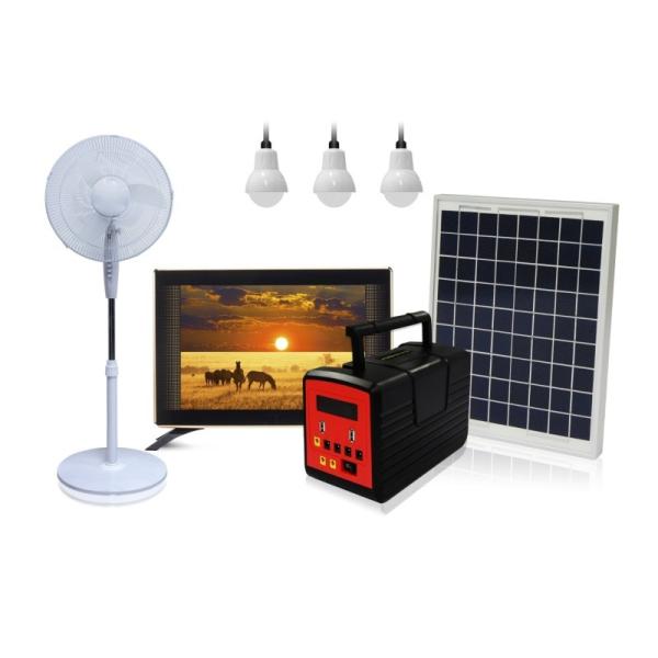 20W Solar Energy Home Systems DC TV Off Grid Solar Power Systems
