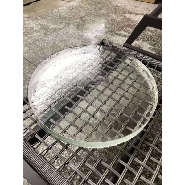 Tabletop Thick Round Clea K9 SGS Lead Cut Crystal Glasses