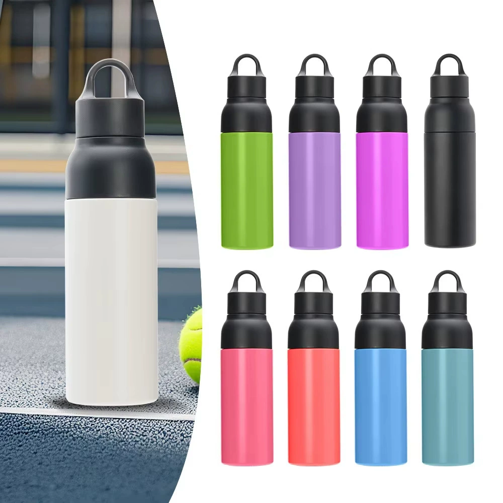 Nouveau Coupe isolée en acier inoxydable 304 transfrontalière à ouverture en un clic Coupe d'eau isolée pour voiture Sports Outdoor Coupe d'eau 500ml