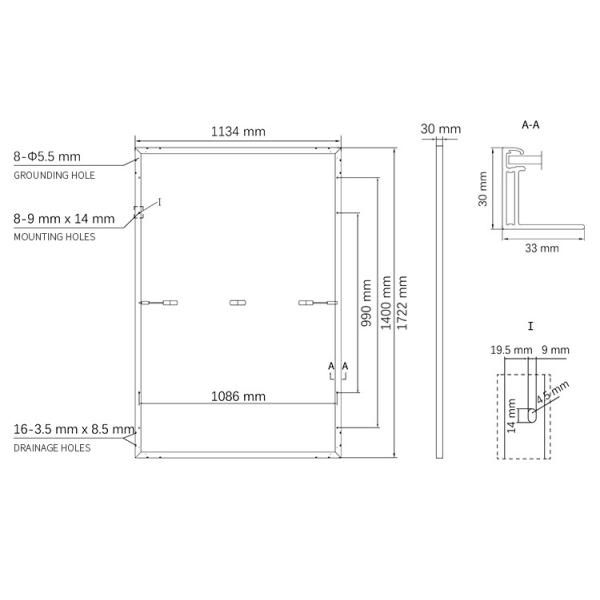 Astronergy N5s односторонняя серия ((182) Домашняя солнечная панель 405w 410w 415w 420w 425w Черная