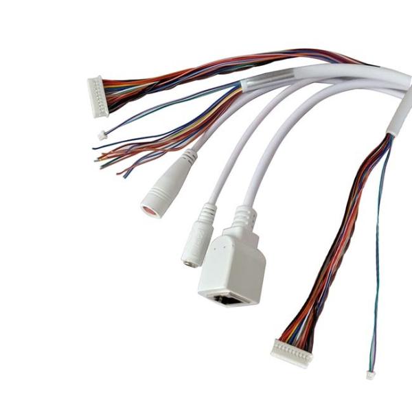 Female IP Surveillance Video Cable ISO  UL RJ45 Female To DC5.5*2.1