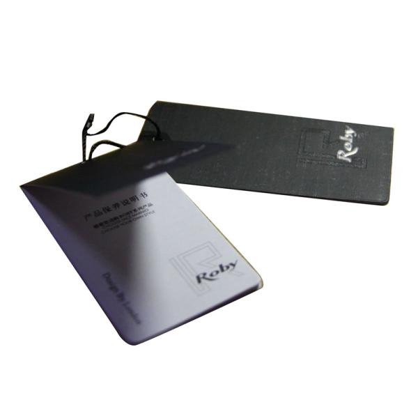 Black Press Veins Personalized Clothing Tags LOGO UV Embossed