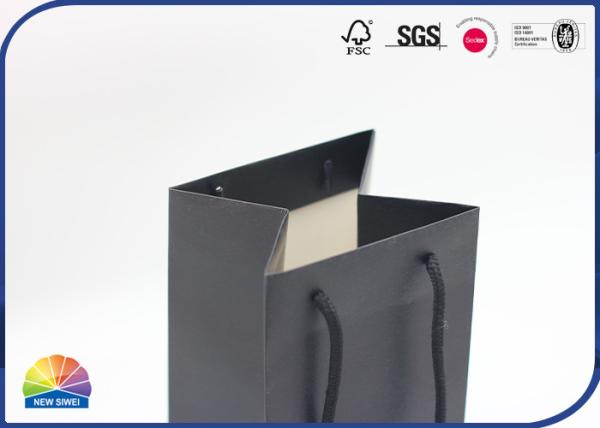 Saco de papel médio Matte Black For Beverage Packaging do presente do produto comestível