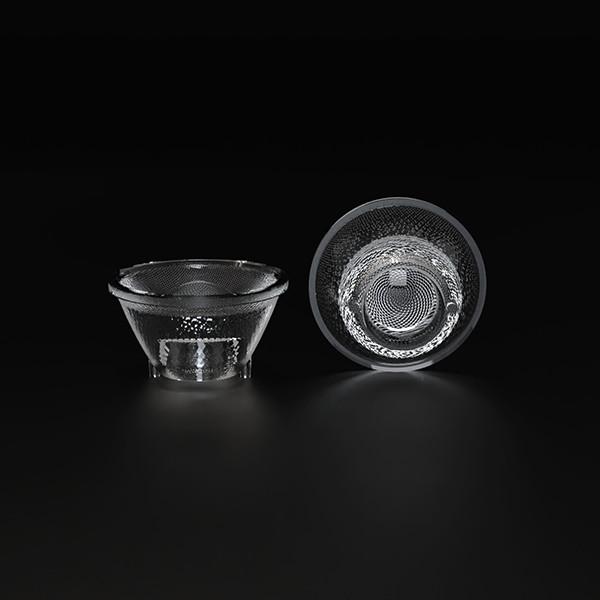 DOB Lentille optique à LED Angle de faisceau 37 degrés Pour l'hôtel Diamètre de la lumière en retrait 35mm