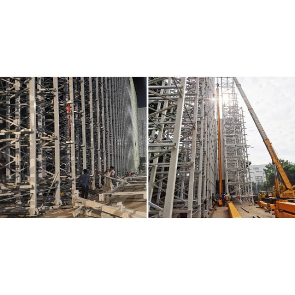 Single Deep pallet Stacker Crane ASRS, Floor Supported SRM(Storage Retrieval Machine), Automatic Storage And Retrieval System,Automation Logistics Warehouse