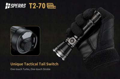 Strong Light Charging LED Hunting Self - Proof Night Riding Mini Flashlight