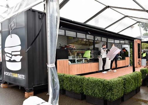 20ft / 40ft Shipping Container Coffee Shop , Commercial Use Container Coffee House