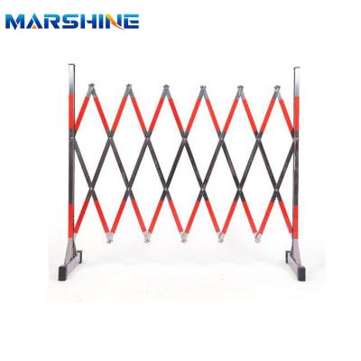 A Movable Folding Stainless Steel Expandable Barrier With Fixed Xxpansion Bolts