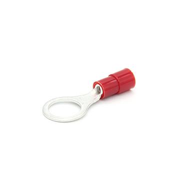 Copper Electrical Connections Ring Cable Lugs Nylon Insulted Single Crimp Ring Terminals 8-14mm2