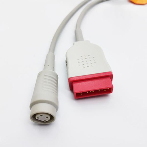 Cabo do adaptador de Marquette IBP, transdutor do BB, 11 Pin, ponta de prova médica do sensor de China, produto do CE
