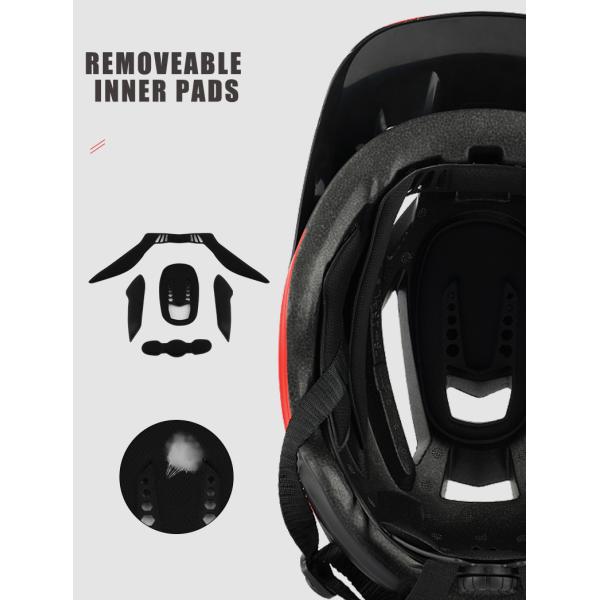 Breathable MTB Mountain Bike Helmet 415g EPS Material 8-15 Air Vents