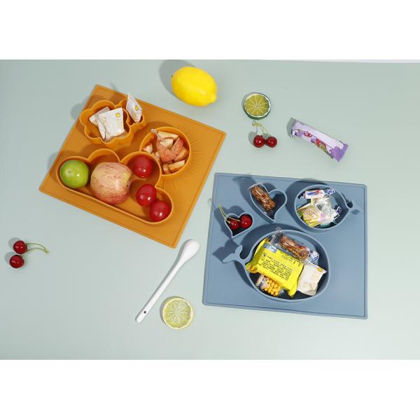 Baby Feeding Set Toddler Silicone Baby Tableware Kids Dining Dishes Plates