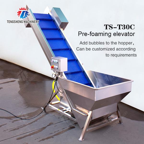 Prétraitement en mousse pour ascenseur de production