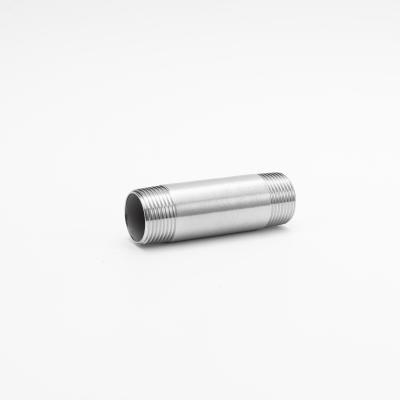 1/8in To 32in Stainless Steel Screwed Pipe Fittings Precision Stainless Steel Barrel Nipple