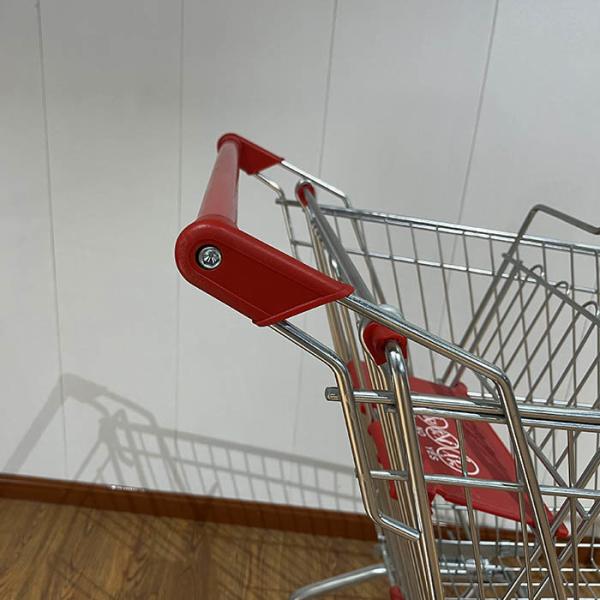 180L General store Supermarket Trolleys American style Supermarket Shopping Trolley with 5 inch wheels