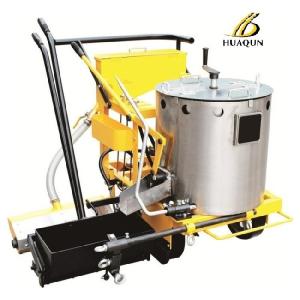 Easy Operate Hand Push Thermoplastic Road Marking Paint Machine Compact Structure