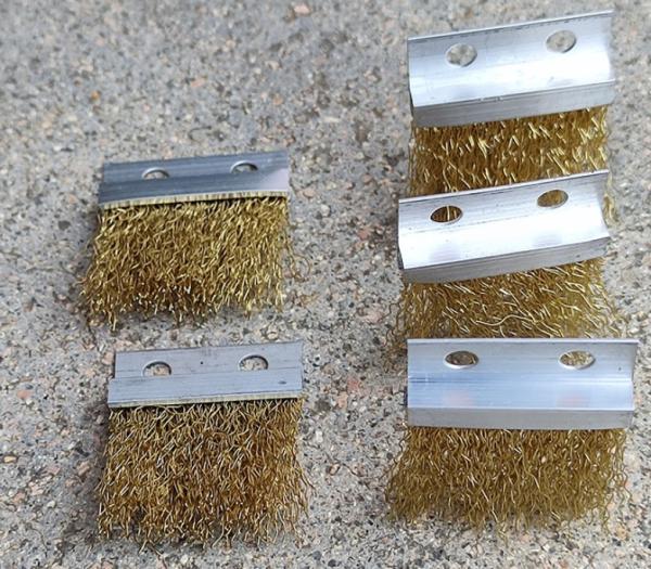 Laser Guide Pure Copper Wire Clean Copper Brush H-Type Aluminum Alloy Copper Wire Brush