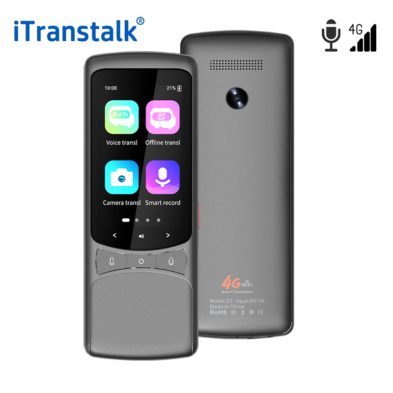 4G Sim Online Multi Language Translation Device MiFi Sharing Offline Translation 138 Languages