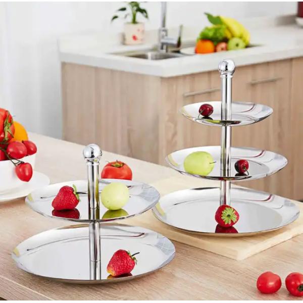 Разъемная 2-я классная нержавеющая сталь Фруктовые корзины гостиничные приборы