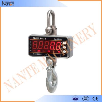 Alloy Steel Crane Hook 0.1t - 1t LED Module Display For Measuring Weight
