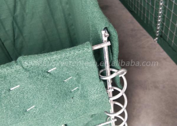 Soudure galvanisée à chaud Gabion 3 paniers de Hesco de cellules