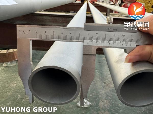 ASTM A790 UNS S32750 Pipe en acier inoxydable super duplex austénitique sans soudure pour les applications pétrolières et gazières