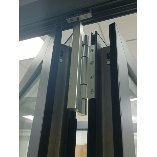 Heavy Duty Aluminum Folding Door with 10 Years Warranty and 50 Years Life Span for Sound Insulation