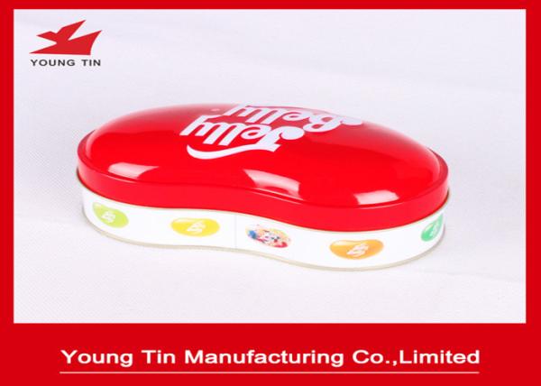 0.23 MM Colored Holiday Candy Gift Tin Containers Personalised For Children